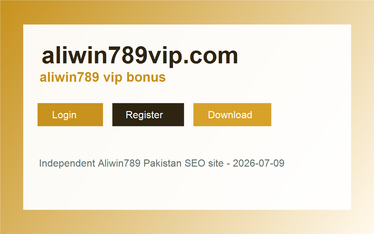 aliwin789vip.com aliwin789 vip bonus visual